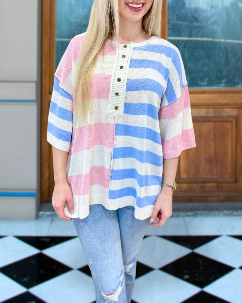 Fantastic Stripe Knit Top