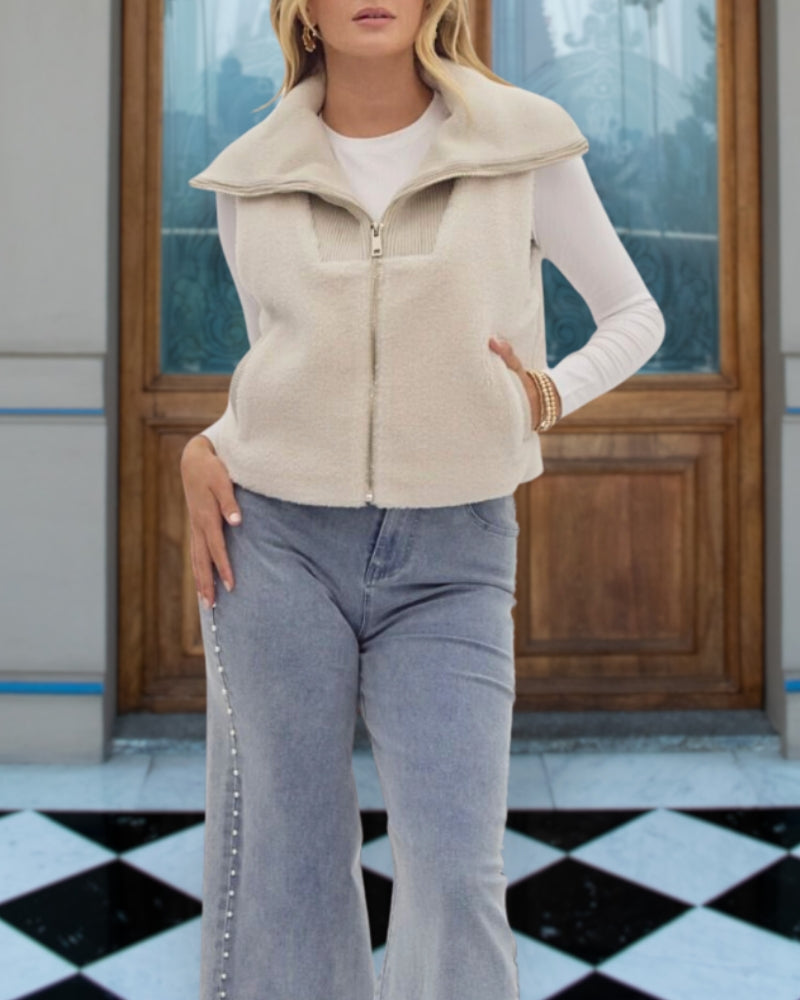 Elegance Cozy Sherpa Vest