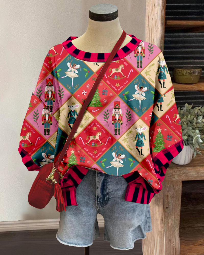 Christmas Nutcracker Checkered T-shirt