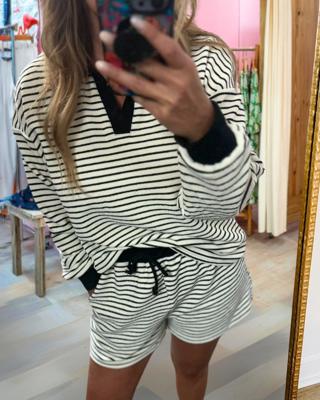 Must Have Striped Polo Set