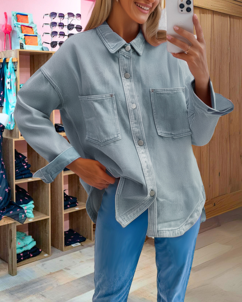 Simple Stylish Button Jacket
