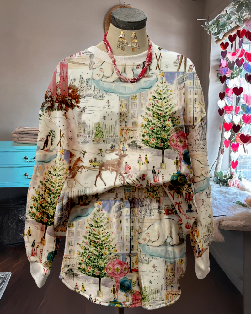 Vintage Christmas Story Print Set