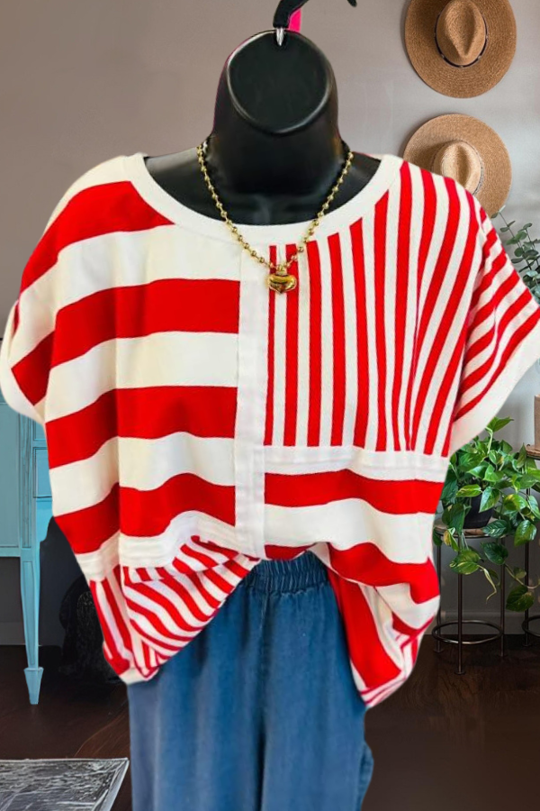 Chic Statement Striped Top