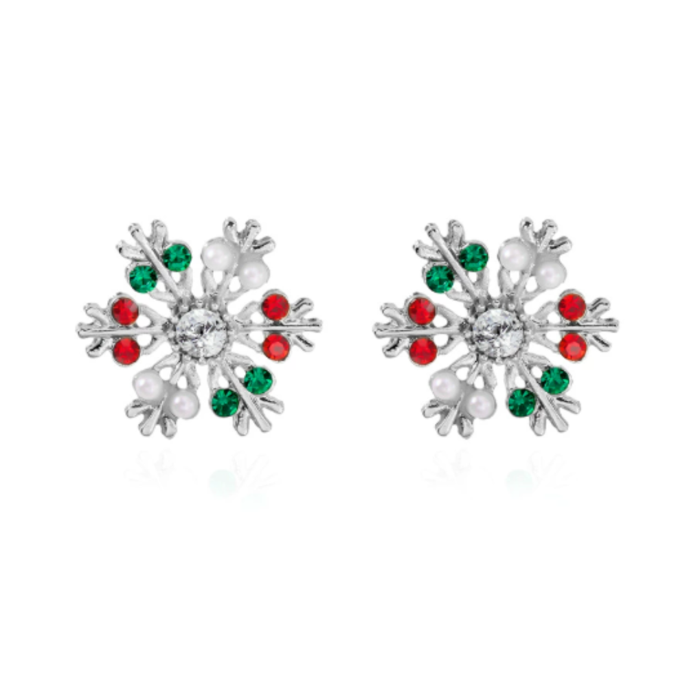Fun Christmas Snowflake Earrings
