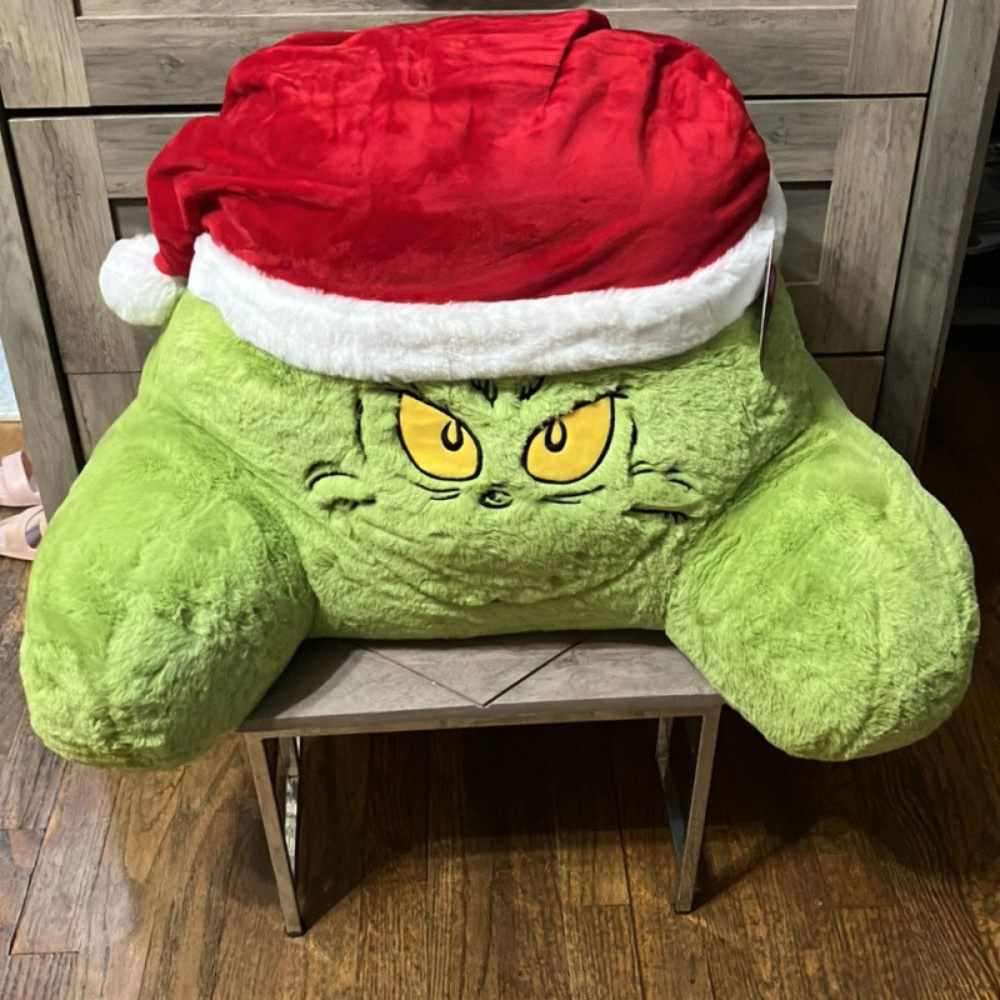 Christmas Grinch Plush Pillow