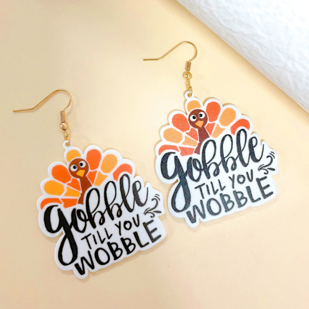 Unique Thanksgiving Turkey Earrings