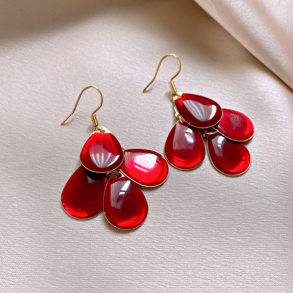 Chic Teardrop Tassel Earrings