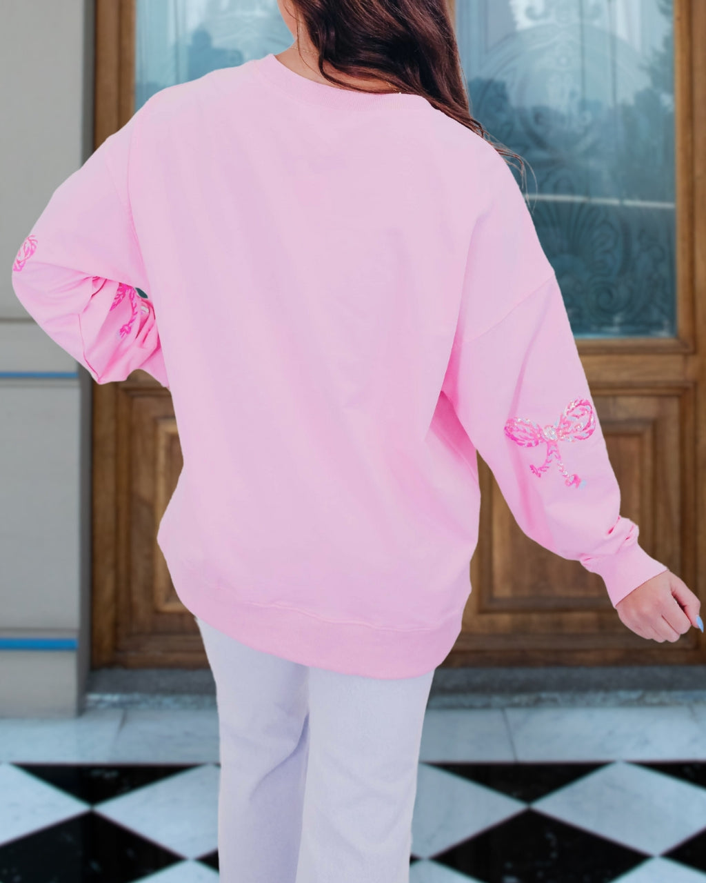 Bownot Sequin Sweatshirt