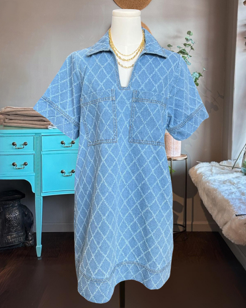 Chic Check Mini Dress