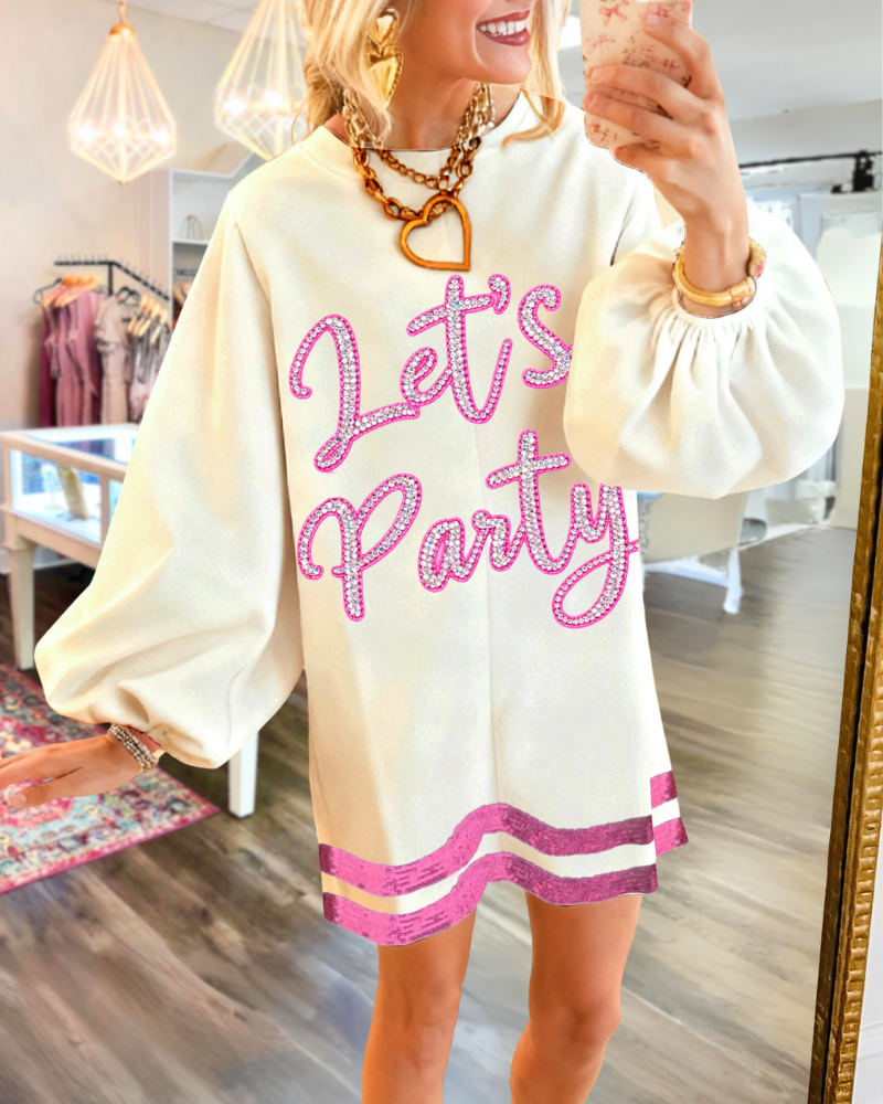 Let's Party Sequin Mini Dress