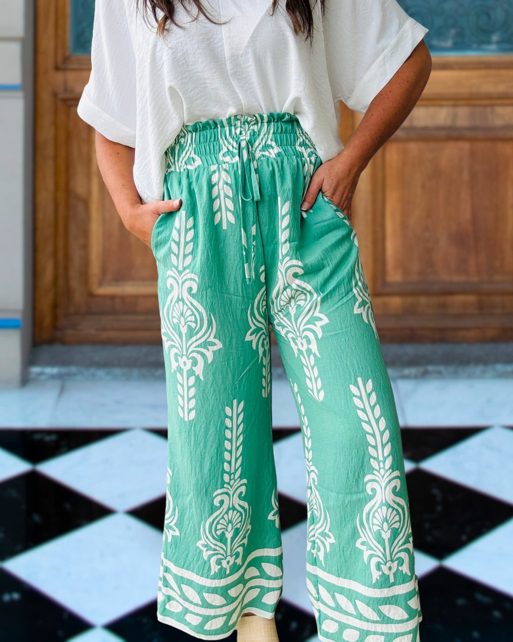Boho Floral Pant