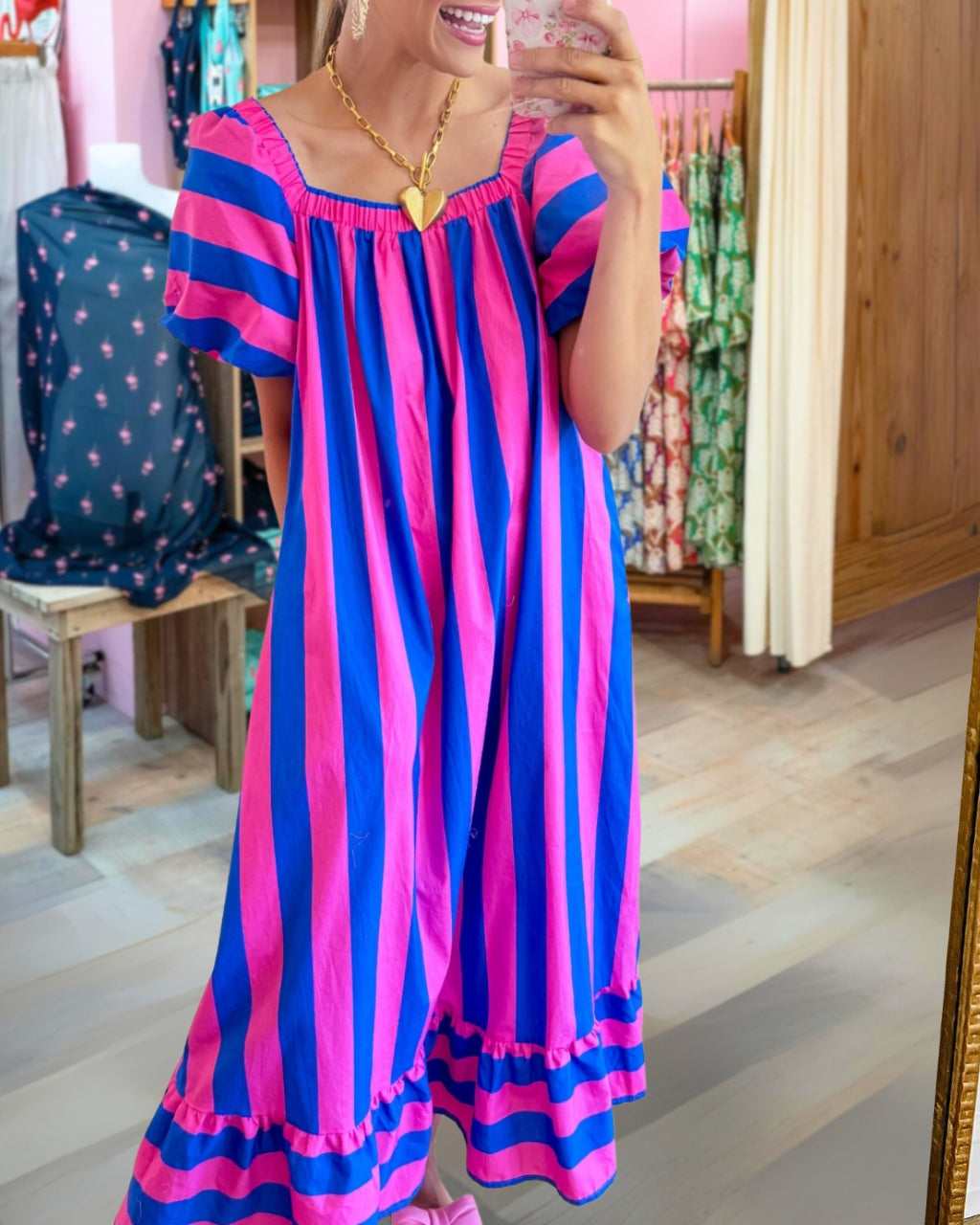 Neon Story Maxi Dress