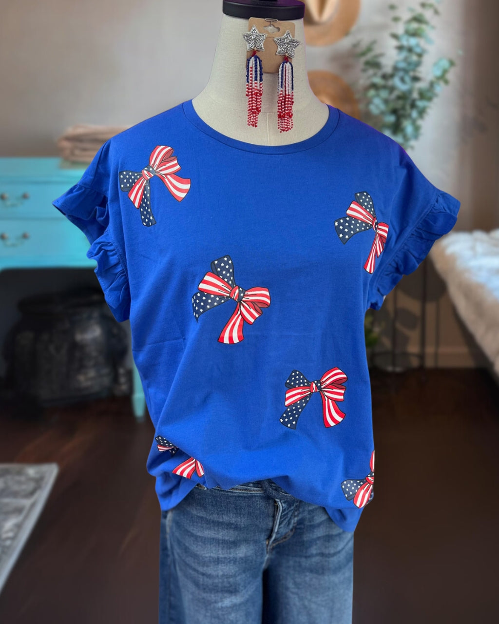Flag Bows Tee