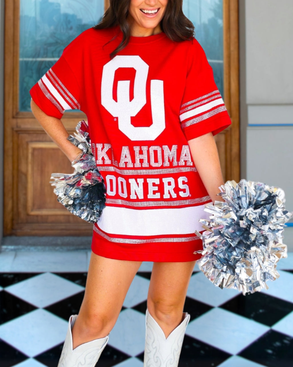 Oklahoma Sequin T-shirt Dress