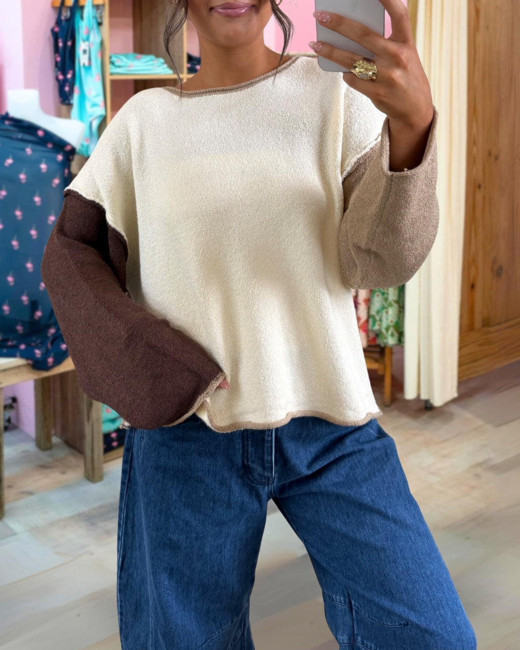 Fashionable Color Blend Pullover