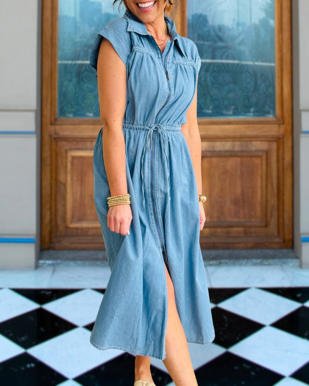 Julia Soft Denim Dress