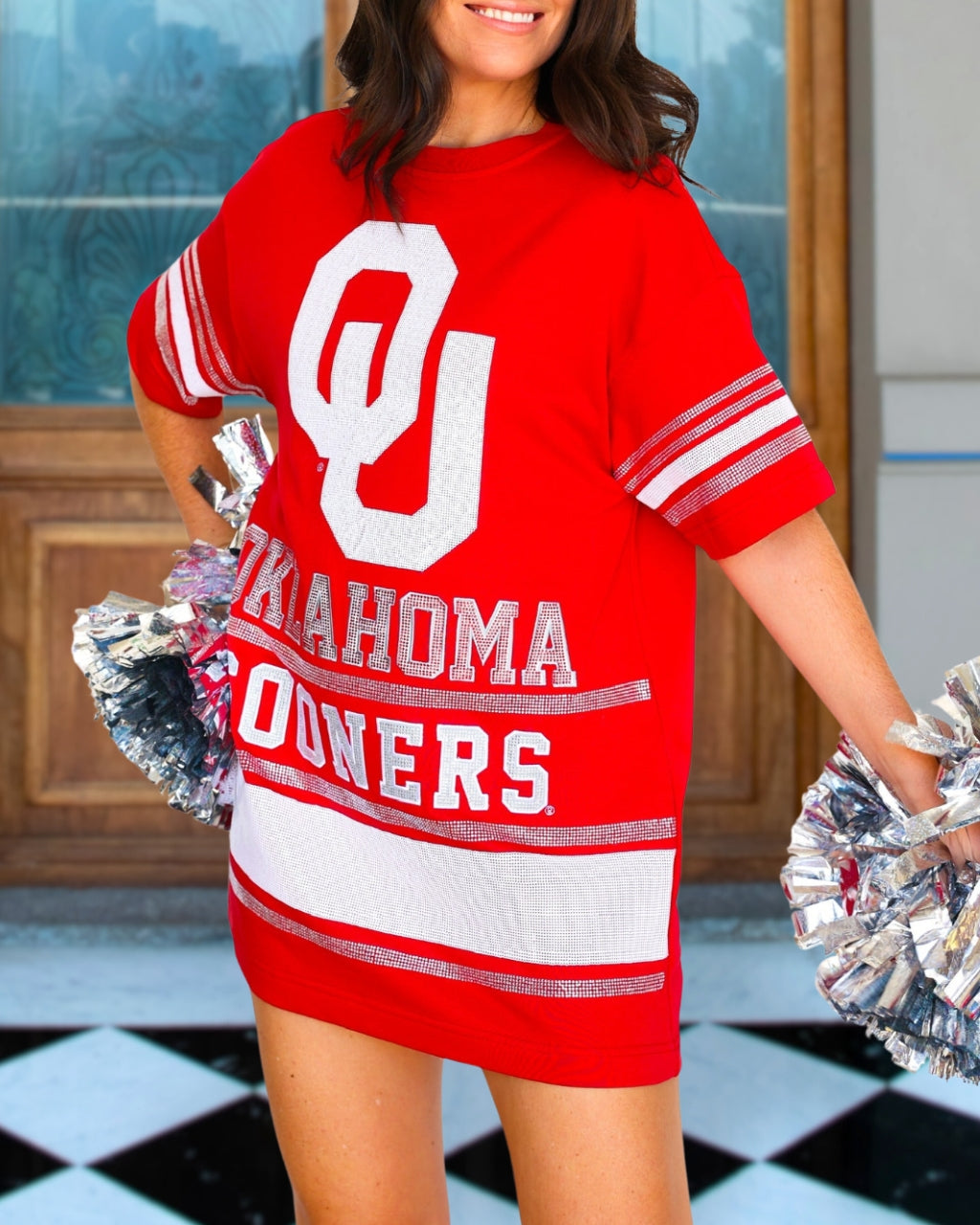 Oklahoma Sequin T-shirt Dress