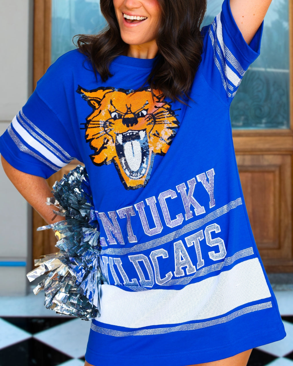 Wildcat Sequin T-shirt Dress