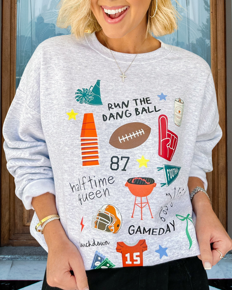 Football Game Day Party Sweatshirt