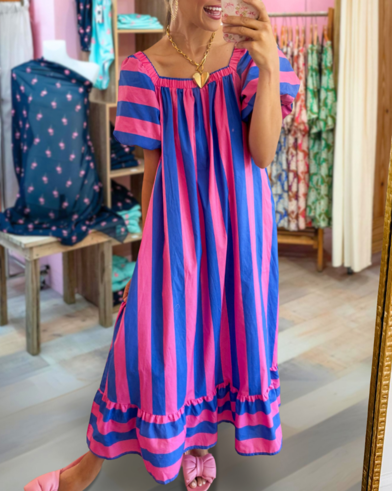 Neon Story Maxi Dress