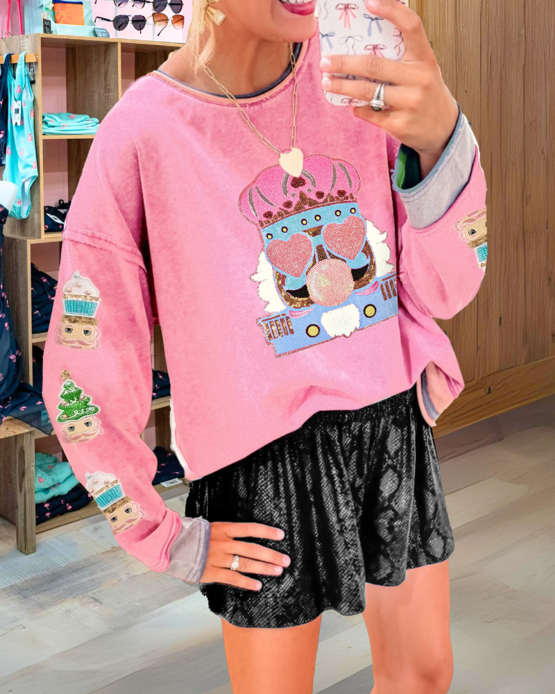 Chic Sequin Fairy Tale Sweatshirt