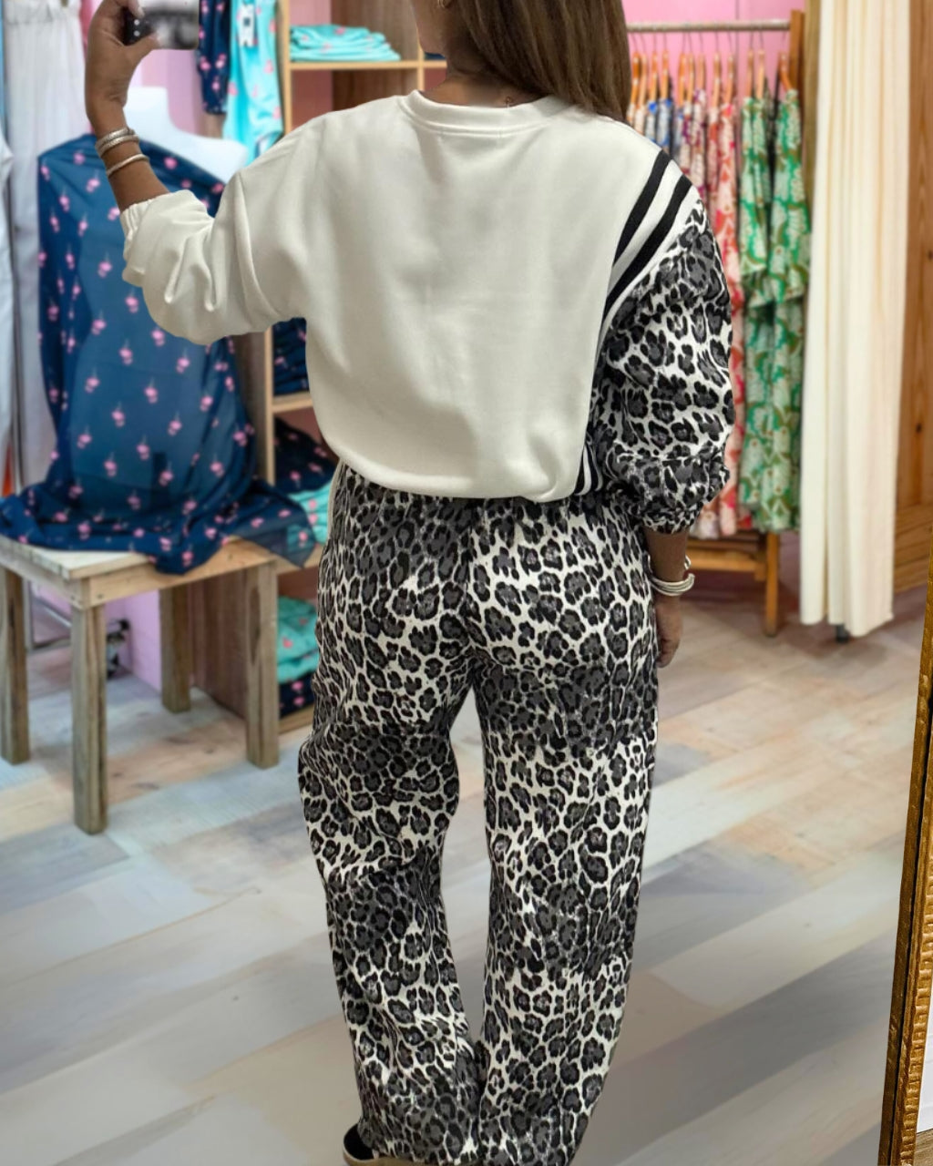 Patchwork Leopard Cotton Set