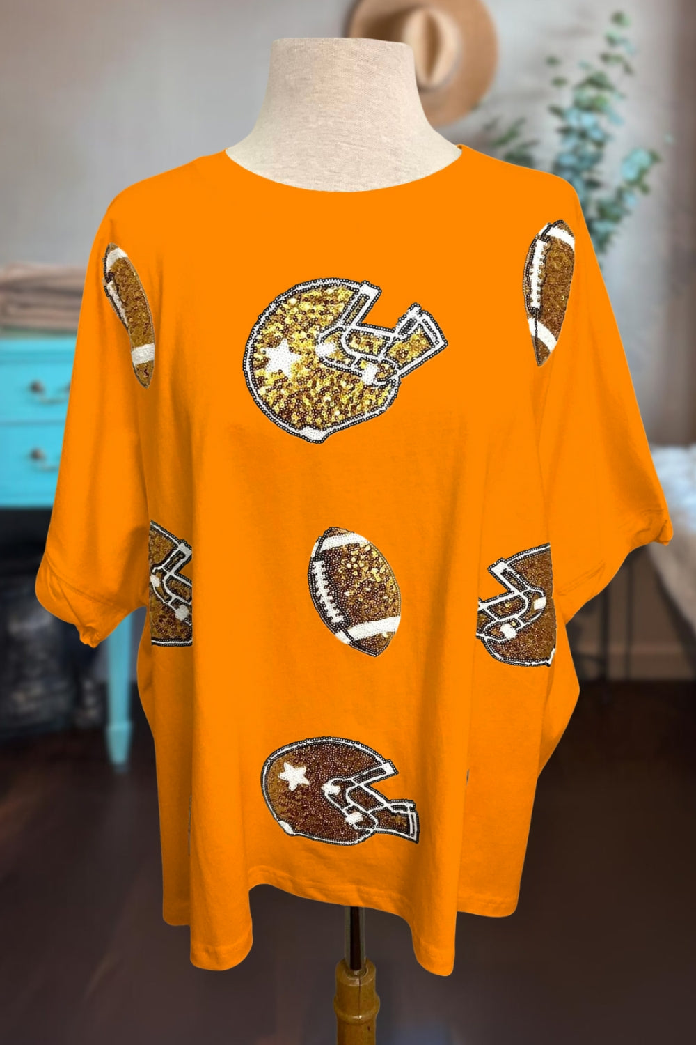 Football Game Sequin Tee