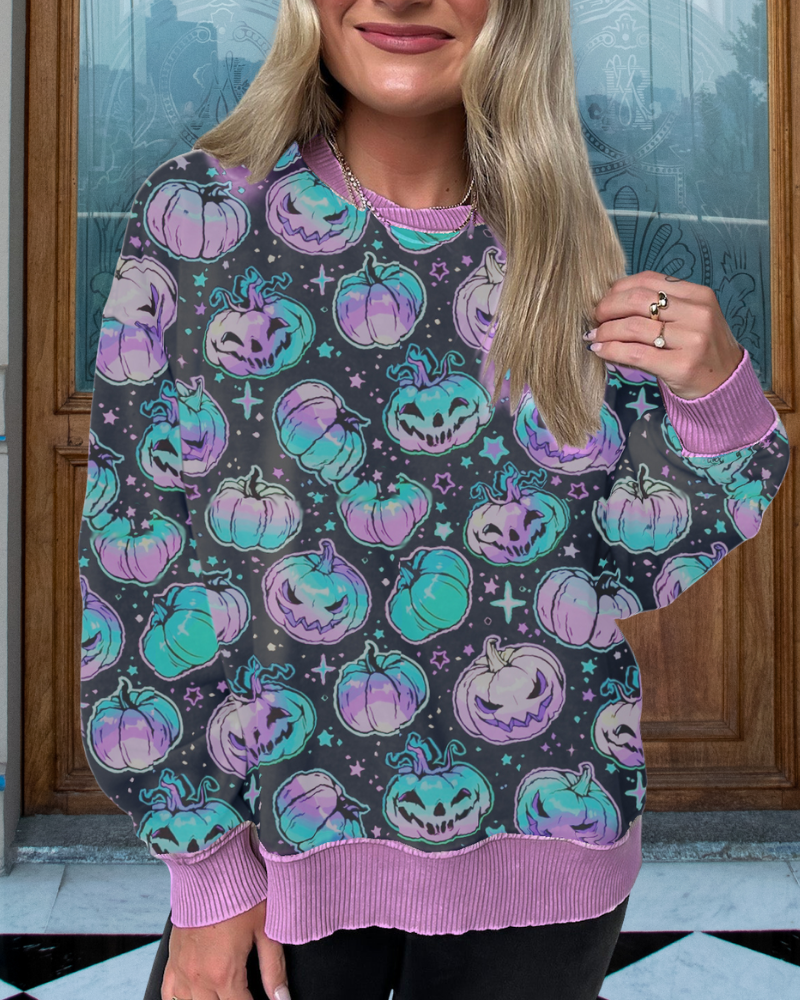 Fantasy Pumpkin Star Sweatshirt