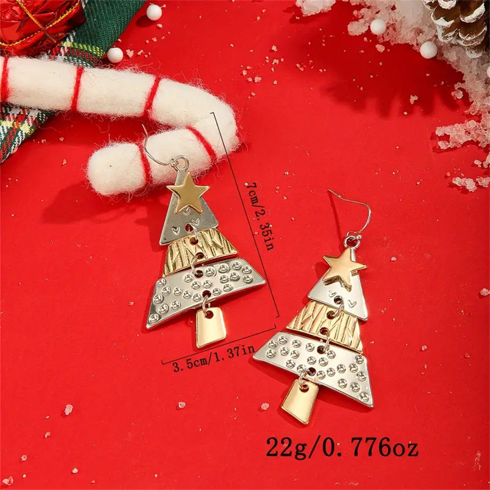 Christmas Tree Statement Earrings