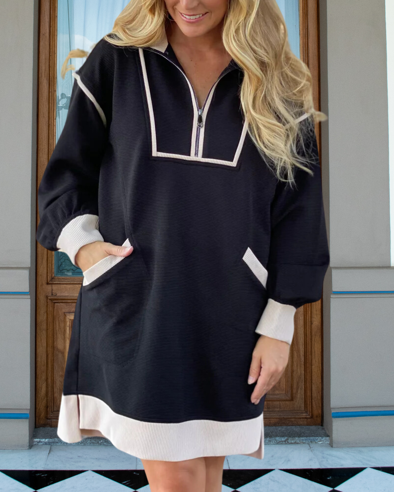Venice Half Zip Dress