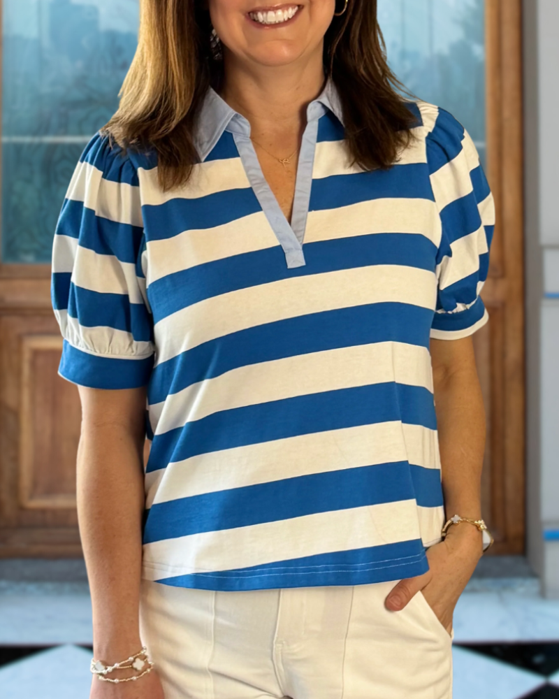 MARIN STRIPE LAYERED SHIRT