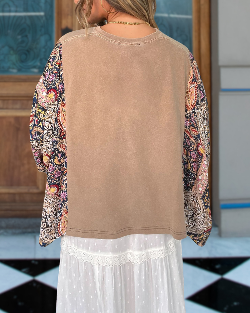 Bohemian Tiger Mix & Match Top