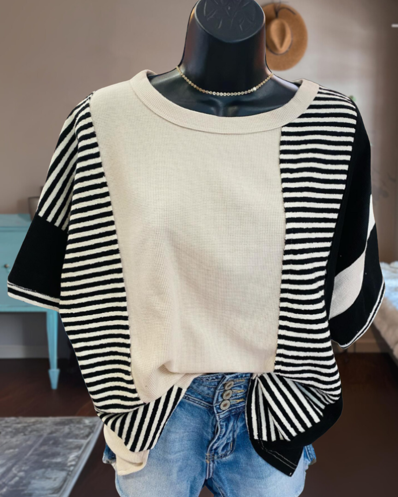 Colorblock Striped T-Shirt
