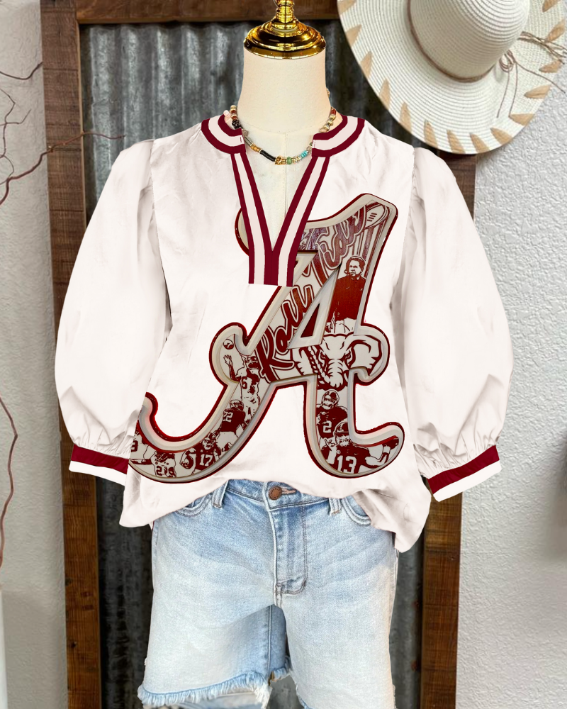 Alabama Crimson Tide Satin Top