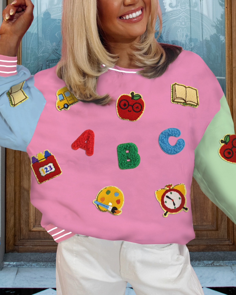 Fun Learning Sequined Sweatshirt