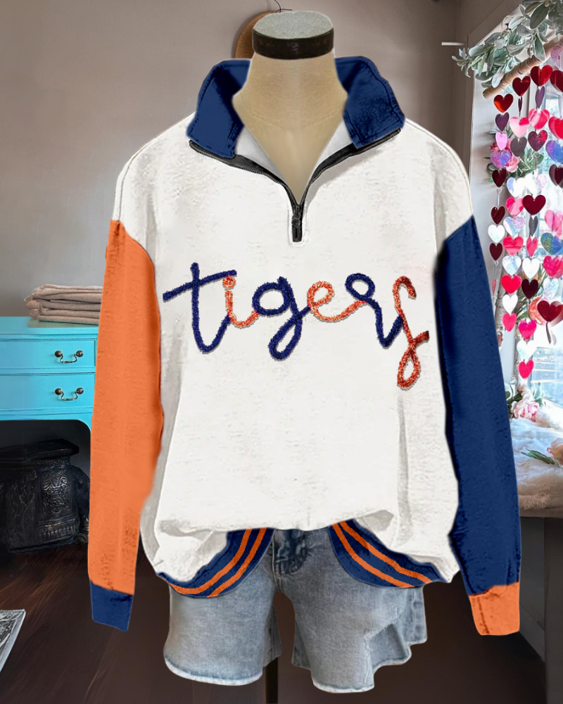 Auburn Tigers Embroidered Pullover