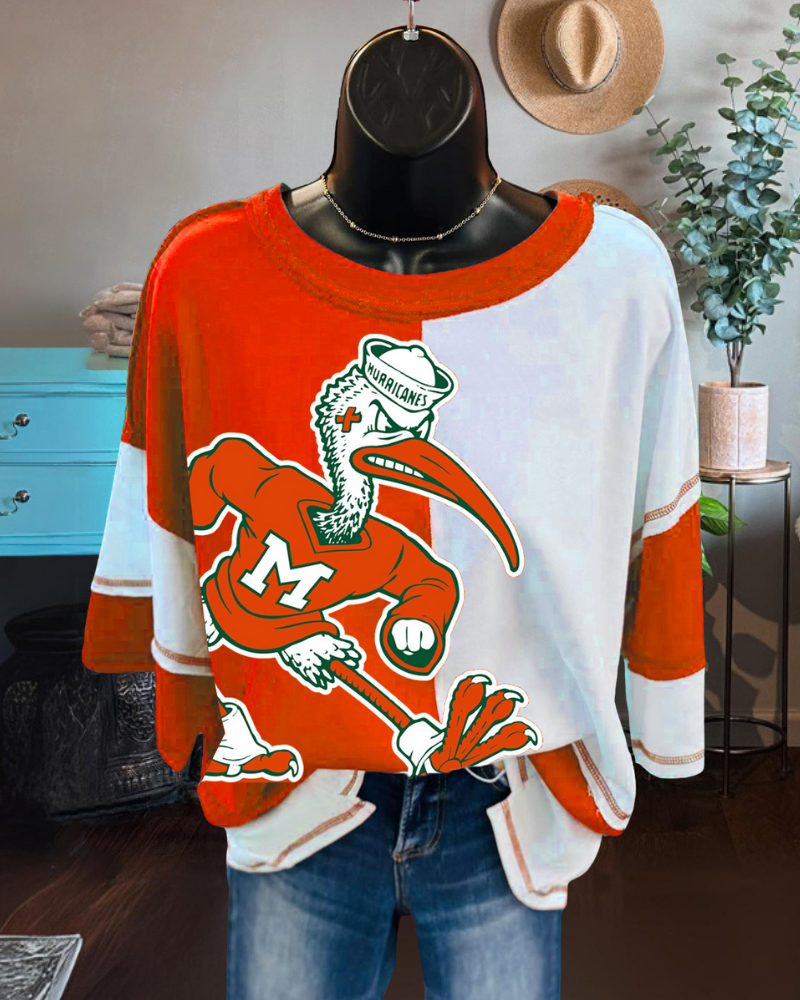 Miami Hurricanes Crewneck T-Shirt