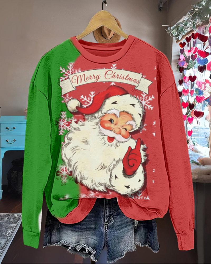 Merry Christmas Santa Claus Sweatshirt