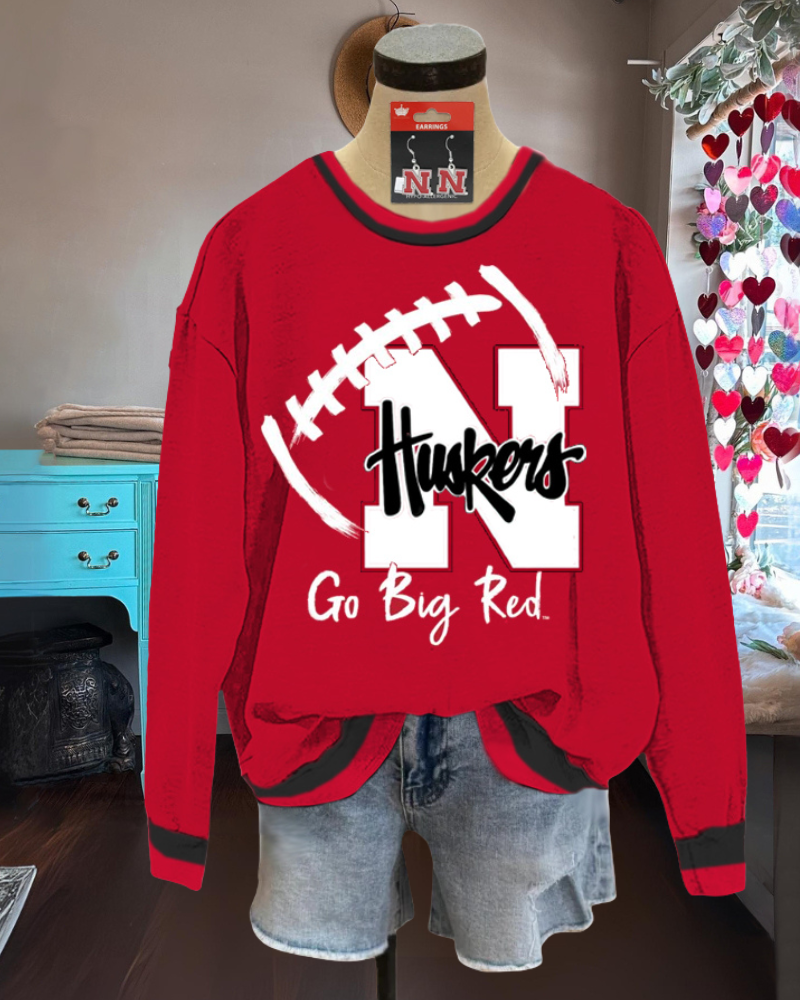 Nebraska Huskers Football Sweatshirt