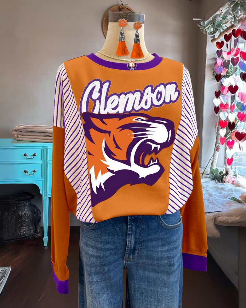 Clemson Tigers Crew Neck Sweatshirt