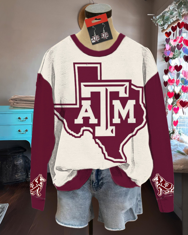Texas A&M Crew Neck Sweatshirt