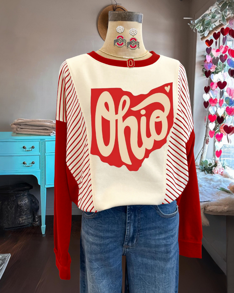 Stylish OHIO Crewneck Sweatshirt