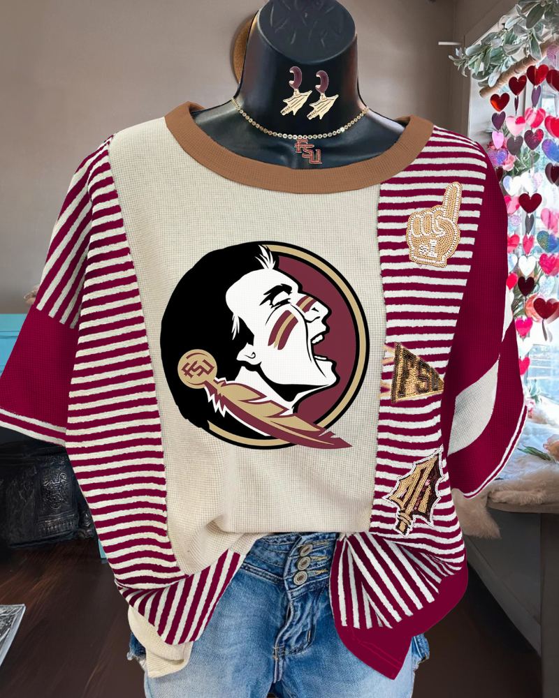 Florida State Seminoles Sequin Tee