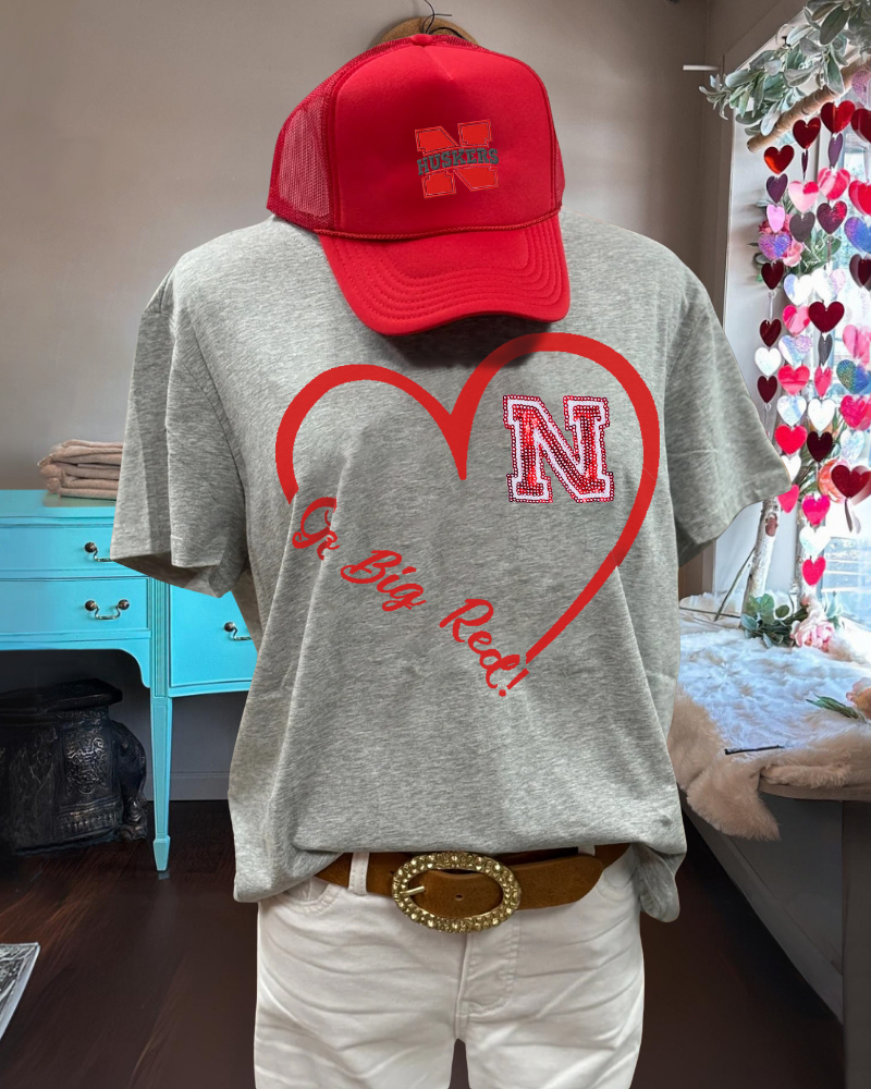 Nebraska Huskers Sequin Tee