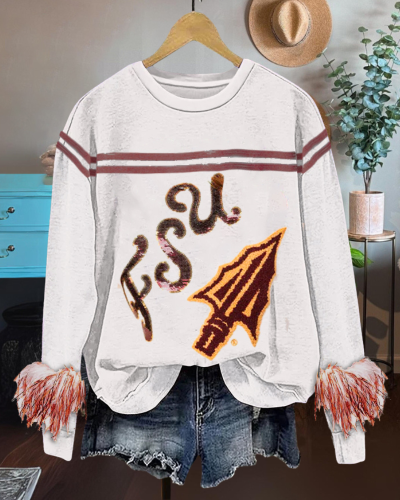 FSU Seminoles Sequined Sweatshirt