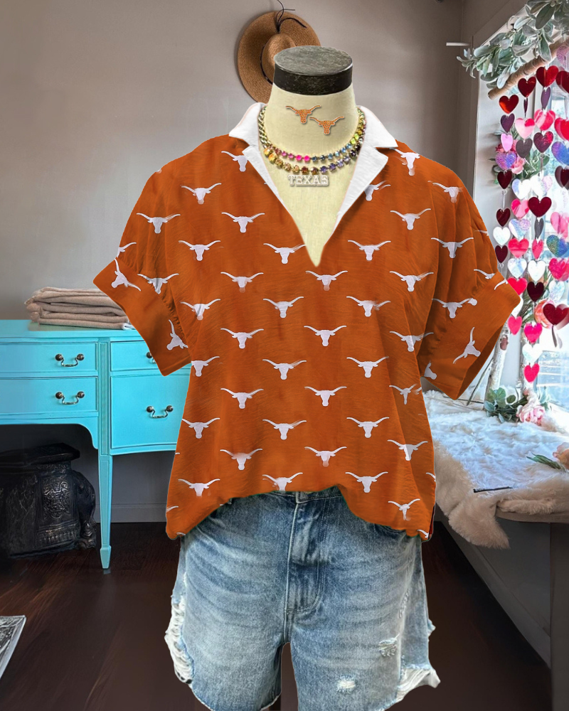 Texas Longhorns Graphic Top