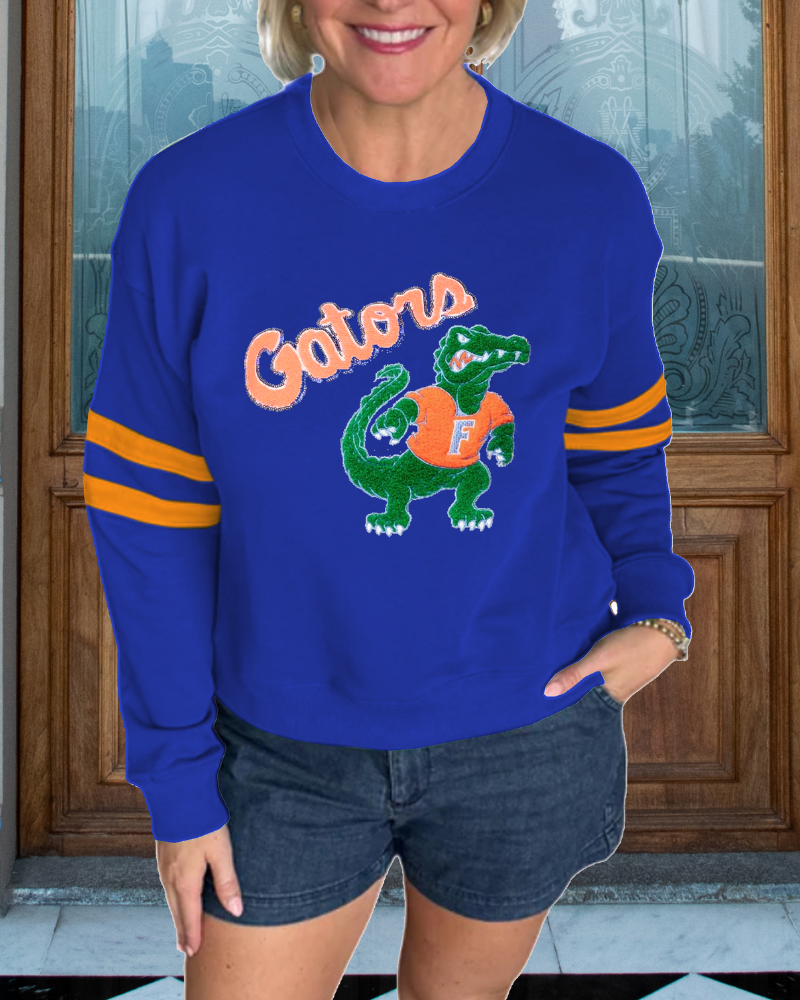 Embroidered Gators Top