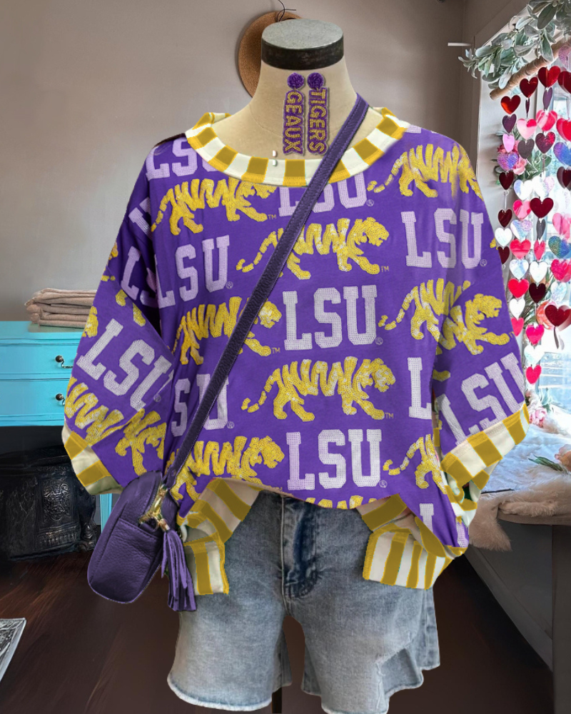 LSU Tigers Contrast T-Shirt