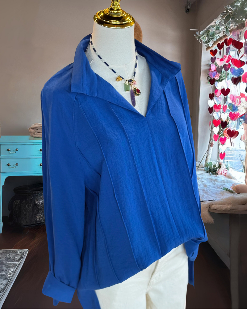 Elegant Simple V-neck Top
