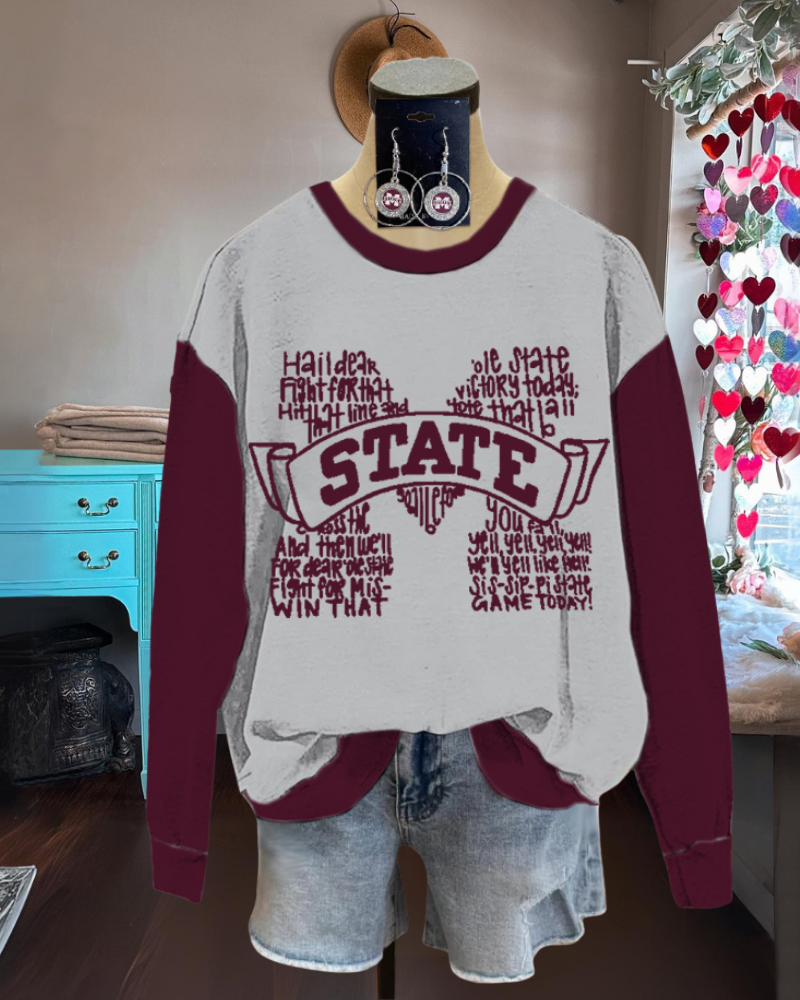 MSU State Crew Neck Sweatshirt